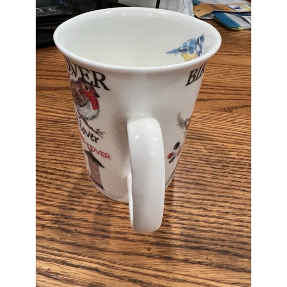 Roy Kirkham Bird Lover Mug Cup Fine Bone China Made In England Rare - Picture 5 of 6